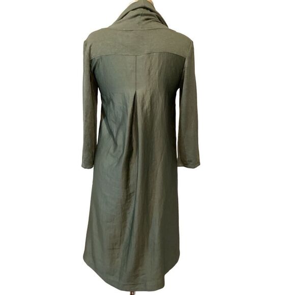 Anthropologie Saturday Sunday Cowl Neck Sweater Dress Green Size Small - Picture 3 of 5
